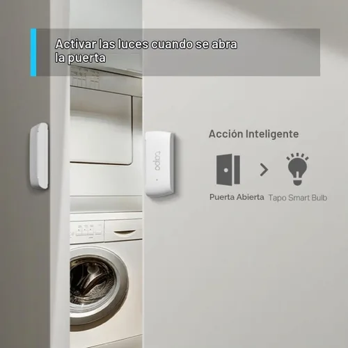 Vista 7 de Kit de inicio del sensor Tapo de TP-Link: "1 x Hub H100" + "1 x Sensor de movimiento T100" + "1 x Sensor de contacto T110