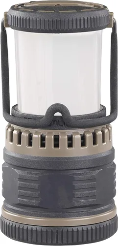 Vista 2 de Streamlight 44947 Super Siege Linterna recargable de 1100 lúmenes con cargador AC de 120 voltios, Coyote Banco de energía USB, LED blanco y rojo