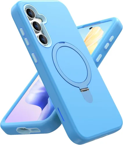 Vista 30 de Funda Magnética Diseñada para Samsung Galaxy S23 FE, con Protector de Pantalla + Protector de Lente de Cámara + Soporte, Funda para Galaxy S23 FE 5G