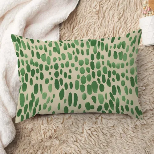 Vista 38 de ArogGeld Funda de cojín lumbar con estampado de guepardo rosa intenso, almohada con estampado de leopardo fucsia para decoración de granja, funda