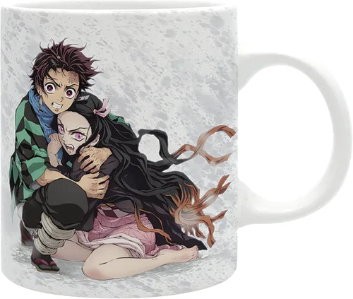 Vista 2 de ABYstyle Demon Slayer Kimetsu No Yaiba - Caja de regalo incluye 11 onzas, taza, figura de acrílico y llavero acrílico, accesorios de manga de anime