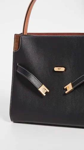 Vista 4 de Tory Burch Lee Radziwill - Bolsa doble pequeña para mujer