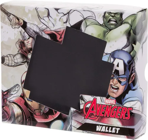 Vista 5 de Marvel Comics - Cartera plegable con estampado interior de personajes para hombre Avengers Classic
