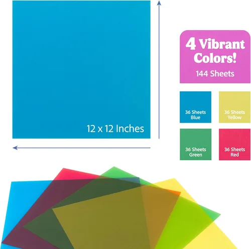 Vista 6 de Hygloss Productos Hojas de violonchelo, ideales para artes, manualidades, proyectos de bricolaje, actividades en el aula, envoltura de regalos y 4