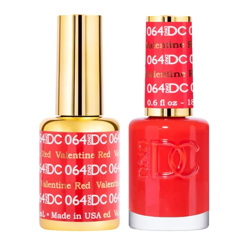 Vista 12 de Set de Esmalte de Gel DND DC, Colección Roja, Esmalte de Gel UV/LED y Laca de Uñas para Secar al Aire, Juego de Esmaltes Sin Astillas, 0.5 Onzas