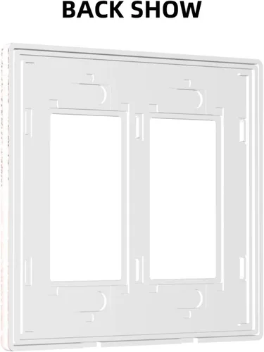 Vista 450 de Placa de Interruptor de Luz Azul de 1 Gang, Placa de Pared Decorativa de Palanca Individual, Cubierta de Placa de Pared de Palanca, Placa Frontal