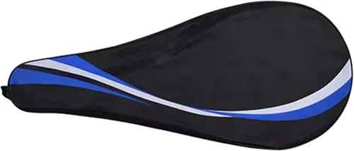 Vista 7 de Raqueta de tenis, raqueta de tenis para adultos con bolsa de transporte de 27 pulgadas, raqueta de tenis individual, raqueta de tenis para Azul