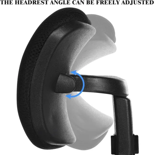 Vista 6 de Cabilock - Accesorio ajustable para reposacabezas de silla de oficina, soporte ergonómico para cuello y cabeza, fácil instalación, ajuste universal