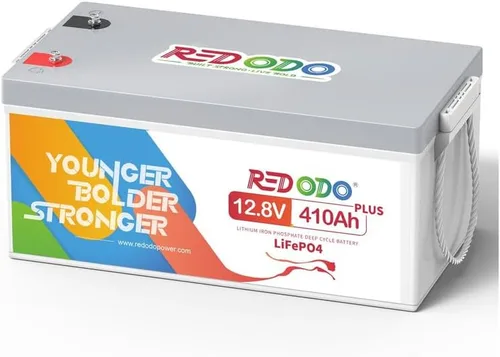 Vista 9 de Redodo Batería LiFePO4 de 12V 100Ah, grupo 31, 100A BMS, Bluetooth