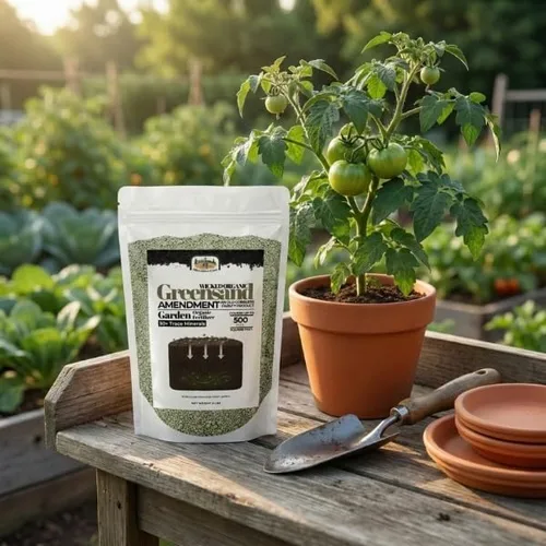 Vista 4 de Old Cobblers Farm Greensand Fertilizante para suelo, césped, jardines, árboles, arbustos, plantas en contenedores, mejoramiento de suelo orgánico