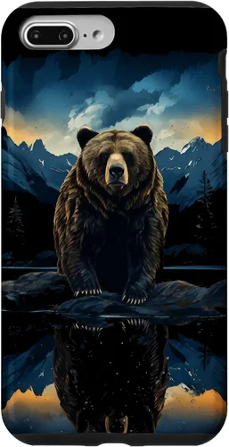 Vista 12 de Bear Grizzly Animal Mountain Hiking Case for iPhone 16