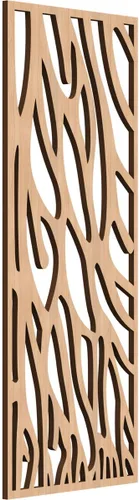Vista 136 de 9 3/8"W x 24 3/8"H x 1/4"T Bristol Decorativos Paneles de Pared de Madera Calado, Cereza