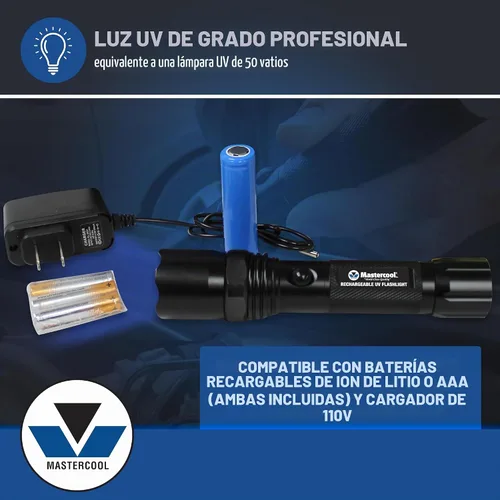 Vista 3 de Mastercool 53451-110 Kit de detección de fugas UV recargable