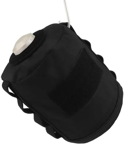 Vista 5 de Recipiente de gas grandes bolsas para tanque de gasolina al aire libre, cubierta protectora para latas de combustible anticaídas, bolsa