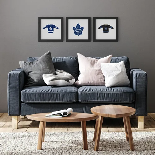 Vista 2 de Trends International Gallery Pops NHL Toronto Maple Leafs - Paquete de arte de pared de Jersey (paquete de 3) arte de pared Gallery Pops, versión