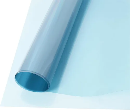 Vista 2 de Película de seguridad transparente de 0.1 fl oz para ventana, con bloqueo UV, aislamiento térmico, tinte de seguridad, calcomanía de protección