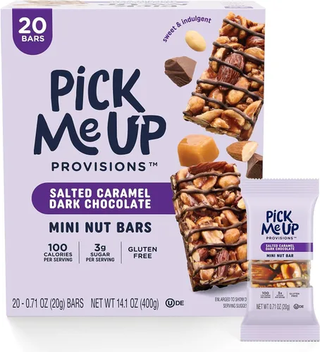 Vista 8 de Pick Me Up Provisions™ Mini barra de nuez de arándano y almendra sin gluten, 0.71 onzas, 20 barras/caja