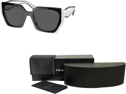 Vista 3 de Prada PR15WS Rectangle Sunglasses for Women + BUNDLE With Designer iWear Complimentary Eyewear Kit