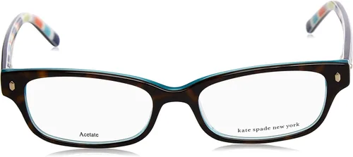 Vista 2 de Gafas Kate Spade Lucyann 0X77 Tortoise Aqua Stripe, Tortuga Aqua Rayas, 4716-135