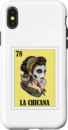 Vista 4 de iPhone 15 divertido diseño mexicano para chicanos - Funda La Chicana