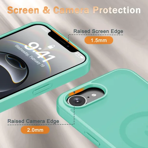 Vista 1567 de Funda para Google Pixel 10 Pro XL, cubierta magnética mate, color negro Fit for MagSafe, Screen Protector included, Shockproof Military Grade