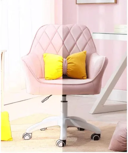 Vista 2 de YYDS Silla pequeña para videojuegos, silla de computadora con respaldo corto, silla giratoria ergonómica ejecutiva, silla de deportes electrónicos