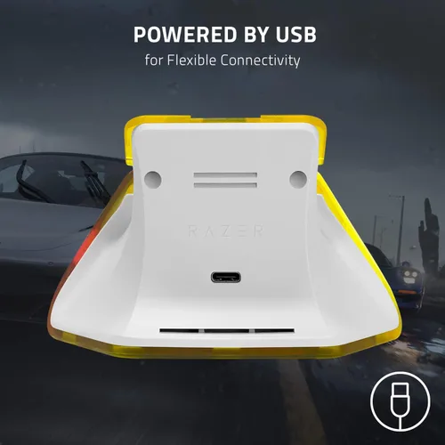 Vista 5 de Razer Universal Quick Charging Stand for Xbox Series XS Magnetic Secure Charging - Matches Forza Horizon 5 Limited Edition Xbox Wireless Controller