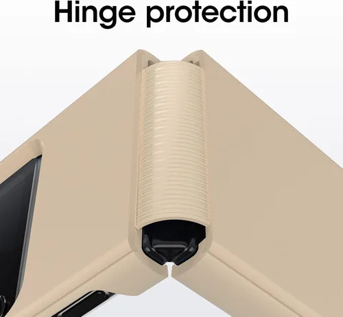 Vista 3 de OtterBox Symmetry Flex Series - Funda para Samsung Z FLIP4, diseño de Don't Even CHAI (marrón)