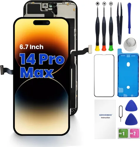 Vista 23 de para iPhone 11 Reemplazo de pantalla de 6.1", kit de reparación de pantalla LCD táctil 3D Genverdix, conjunto de montaje digitalizador