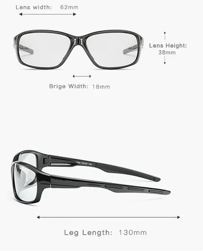 Vista 3 de mincl Lentes de lectura de transición para lectores fotocromáticos, hombres y mujeres, deportivos, presbiópicos, marco de gafas cuadradas UV400