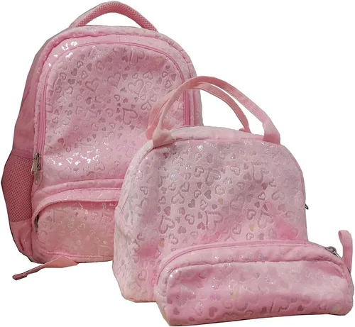 Vista 58 de Juego de mochila para niñas y adolescentes, mochila escolar para niños con bolsa para el almuerzo, estuche para lápices, mochilas escolares