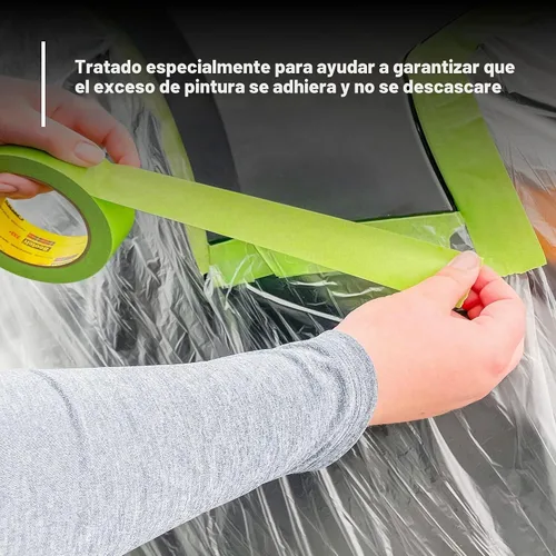 Vista 6 de 3M Lámina de plástico 06723, alta densidad, resistente a roturas, duradera, fácil de cortar, 12 pies x 400 pies