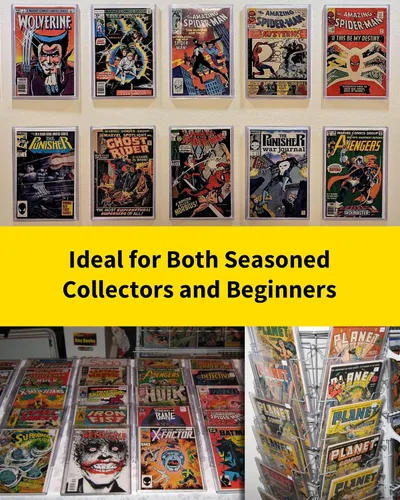 Vista 6 de Top Loaders para Cómics - Funda Protectora Rígida, Soporte Top Loader para Cómics de Silver Age y Current Comics, Paquete de 10