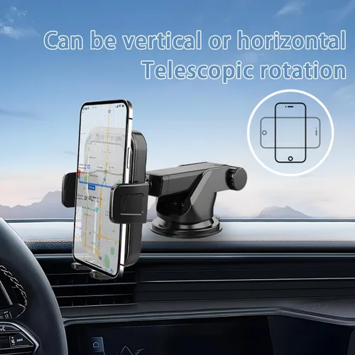 Vista 6 de Mandark - Soporte para teléfono celular de coche, soporte giratorio para rejilla de ventilación con base de ventosa, soporte para smartphones