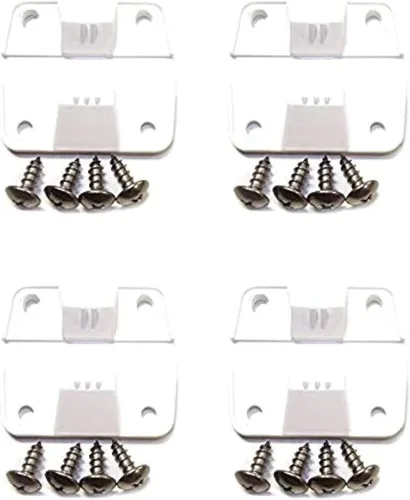 Vista 3 de JSP Manufacturing Coleman - Bisagras de repuesto para nevera + tornillos inoxidables (1)