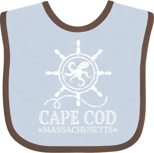 Vista 15 de inktastic Cape Cod Massachusetts - Babero náutico para bebé