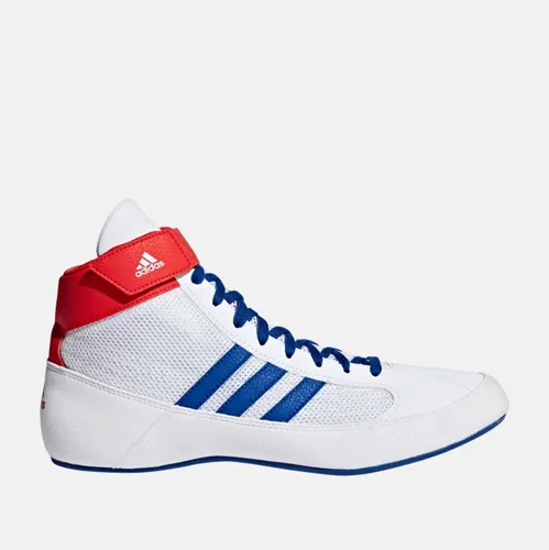 Vista 4 de adidas HVC Zapatos de lucha libre para hombre, blanco, 8.5