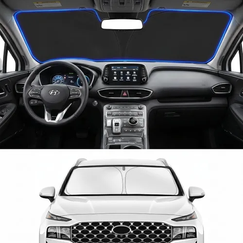 Vista 17 de Parasol para parabrisas para BMW X1 E84 2016-2024 2025, accesorios – Cubierta de parasol para parabrisas de ventana delantera, ajuste personalizado