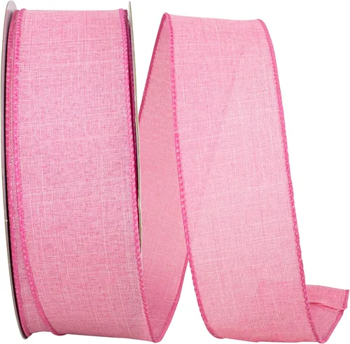 Vista 13 de Cinta Reliant Ribbon 92573W-031-09K para borde con alambre Everyday Linen Value, 1-1/2 pulgadas x 50 yardas, color negro