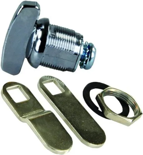 Vista 2 de JR Products 00125 Cerradura de Pulgar Deluxe para Compartimento - 7/8