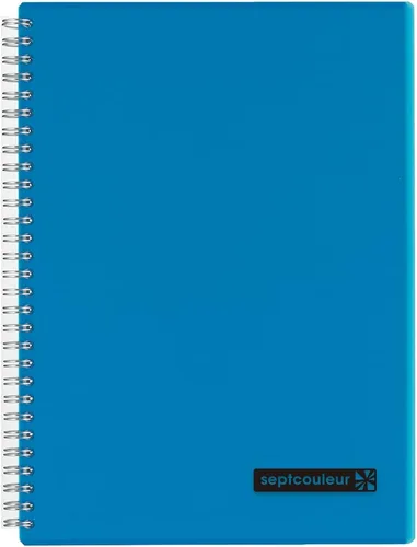 Vista 5 de Maruman Septcouleur - Cuaderno rayado - A5, 5.83 x 8.27 pulgadas, 80 hojas/160 páginas, diario de papel rayado universitario de 0.276 in, espiral