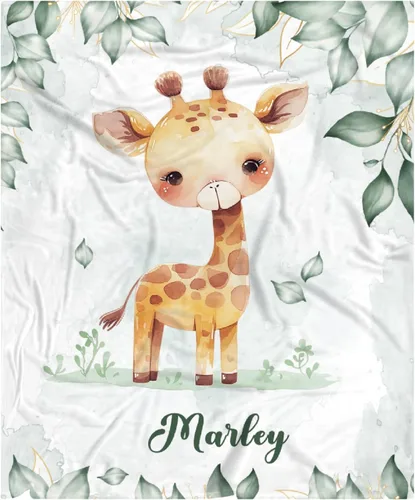 Vista 65 de Manta de bebé personalizada para niñas y niños pequeños, recién nacidos, regalos personalizados de vaca floral con nombre y texto, 40 x 30 pulgadas