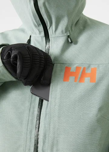 Vista 4 de Helly-Hansen Powderqueen 3.0 - Chaqueta de esquí impermeable para mujer