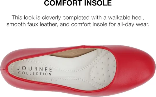 Vista 4 de Journee Collection Zapatos de tacón Comfort LUU-M para mujer