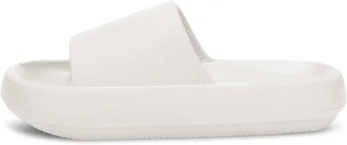 Vista 2 de welltree Sandalias antideslizantes para mujeres y hombres, sandalias antideslizantes para baño y ducha, suela gruesa suave para interiores