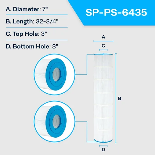 Vista 2 de SpiroPure Repuesto para filtro de piscina PA131 CX1280RE C-7494 C5025 (paquete de 4)