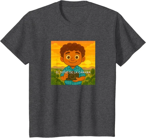 Vista 29 de Camiseta El Niño de la Cámara – Diseño Oficial del Cuento Ilustrado