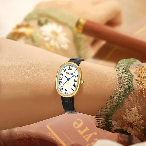 Vista 2 de BESTKANG Relojes Exquisitos para Mujer, Reloj de Lectura Fácil, Reloj de Moda Ovalado Ultradelgado Impermeable para Dama