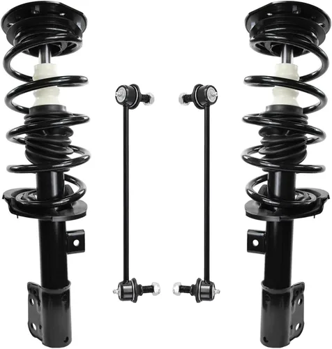 Vista 95 de Detroit Axle - Kit de 4 piezas RWD Puntales Delanteros Barras Estabilizadoras para Ford F-150 2021 2022 2023 2024, 2 Puntales con Resorte Helicoidal