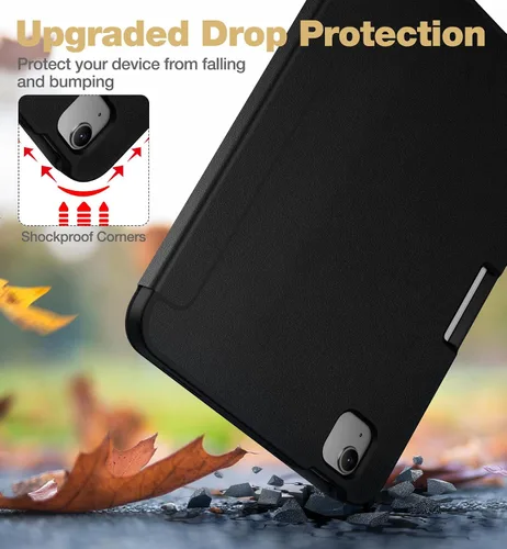 Vista 7 de SURITCH para iPad de 10.ª generación, funda de 10.9 pulgadas 2022, protector de pantalla integrado, soporte para Apple Pencil, imán, funda